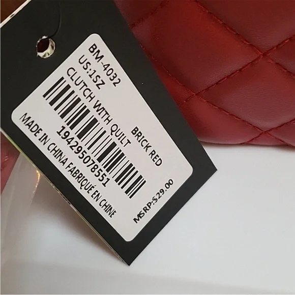 Badgley Mischka quilted cloth NWT - Picture 6 of 10